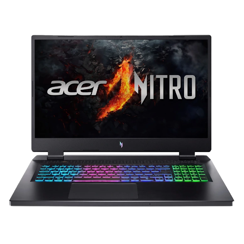 Ноутбук 17.3" ACER Nitro AN17-42 (NH.QSCEU.002)/ QHD/ 165Hz/ AMD Ryzen 7 8845HS/ 16GB/ 1TB SSD/ RTX4070/ Obsidian Black