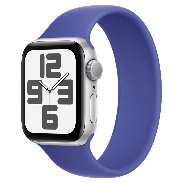 Apple Watch SE 2024 Silver GPS Solo Loop Ultramarine 40 mm