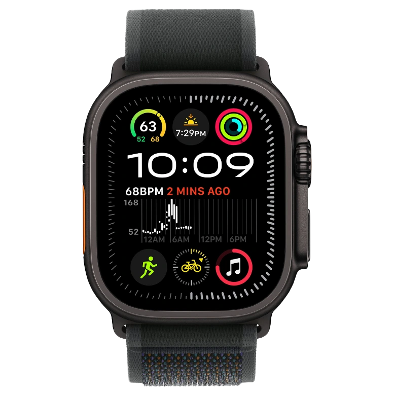 Apple Watch Ultra 2 Black Trail Loop Black