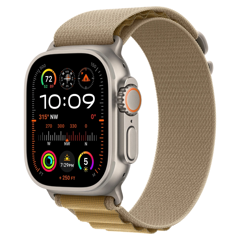 Apple Watch Ultra 2 Natural Alpine Loop Tan