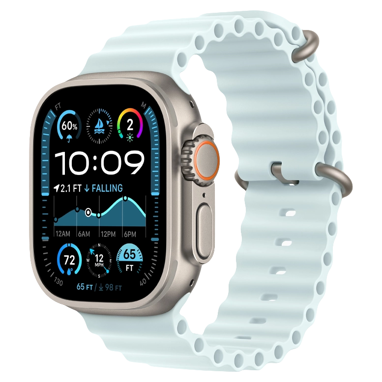 Apple Watch Ultra 2 Natural Ocean Band Ice Blue