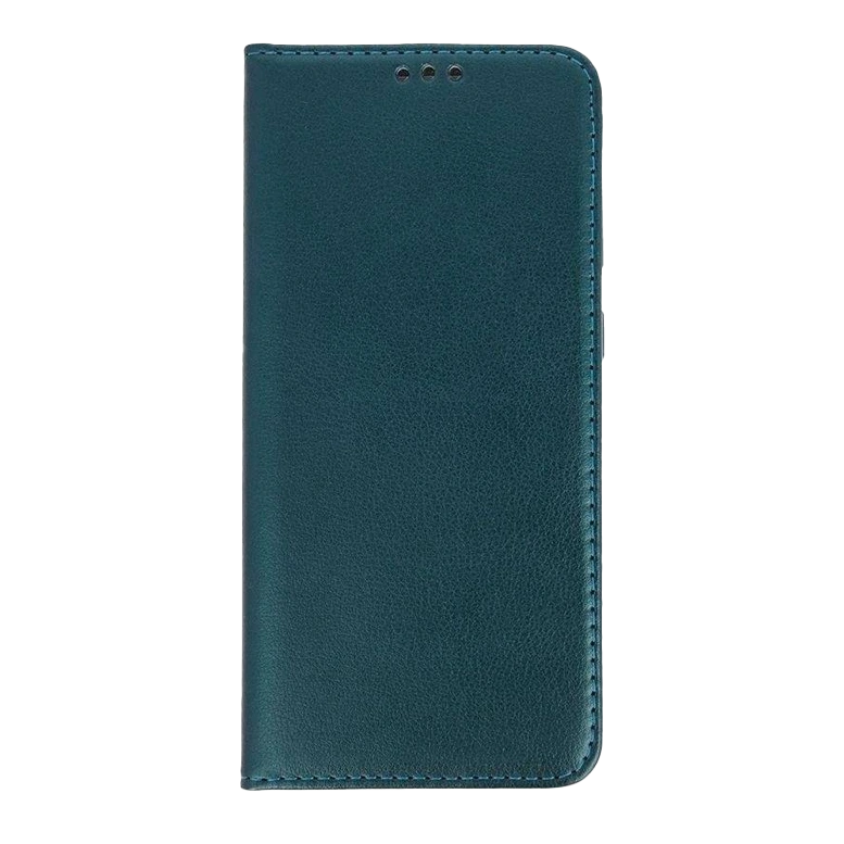 Flip case Smooth/plain leather for Xiaomi Redmi Dark Green