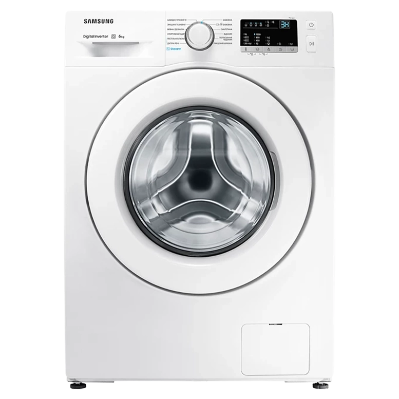 Стиральная машина Samsung WW62J30G0LW/CE, 6кг White