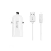 HOCO Z1 Car Charger Set (micro) White