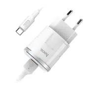 HOCO C37A Thunder power single port charger set Type-C White