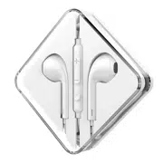 HOCO M55 Memory sound wire control earphones with mic White