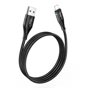 HOCO U93 Shadow charging data cable for Lightning Black