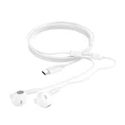 HOCO M65 Special sound Type-C wire control earphones with mic white