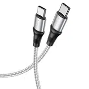 HOCO X50 Type-C to Type-C Exquisito 100W charging data cable(L=1M) Gray