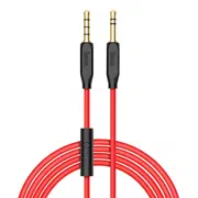 Cable 3.5mm to 3.5mm “Hoco UPA12” audio AUX TPE braid with microphone