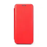 Flip case Smooth/plain leather for Xiaomi Red