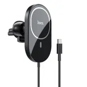 Авто держатель Hoco CA90 Powerful (Wireless Charger 15W) [Black]