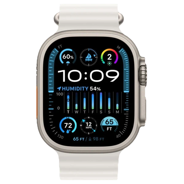 Apple Watch Ultra 2 GPS 49mm Titanium Beige Silicon silver