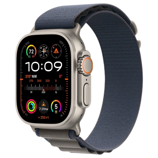 Apple Watch Ultra 2 GPS 49mm Titanium Beige Alpine Loop Blue