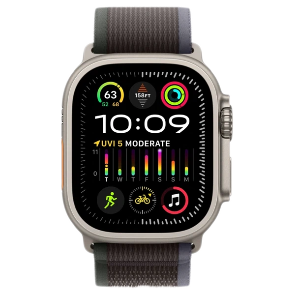 Apple Watch Ultra 2 GPS 49mm Titanium Beige Trail loop Blue/Black