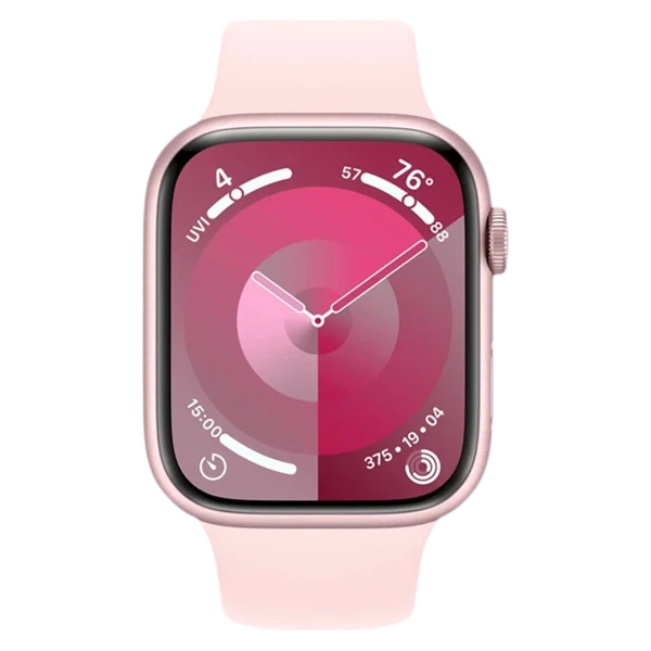 Apple Watch 9 GPS 45mm Aluminiu Pink Silicon Pink