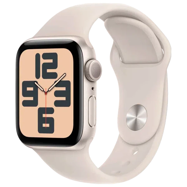 Apple Watch SE 2024 Starlight GPS Sport Band Light Blush 40 mm