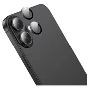 Защитное стекло HOCO Crystal Clear HD 3D с металлической рамкой для камеры iPhone 16 Pro/Pro Max (V14), Black