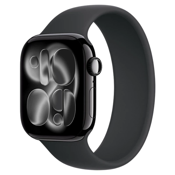 Apple Watch 11 Aluminum GPS Jet Black Solo Loop Black 46 мм
