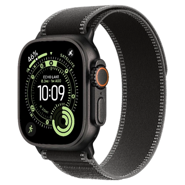 Apple Watch Ultra 3 Black Trail Loop Black/Charcoal