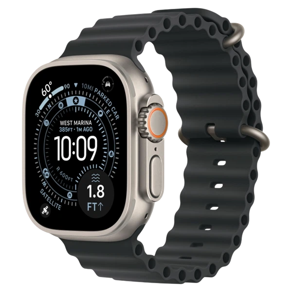 Apple Watch Ultra 3 Natural Ocean Band Black