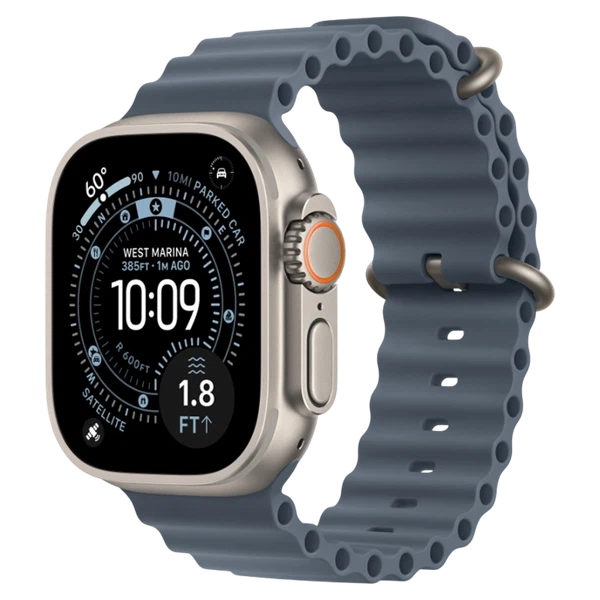 Apple Watch Ultra 3 Natural Ocean Band Anchor Blue