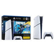 Игровая приставка SONY PlayStation 5 Slim Digital Edition+Fortnite Flowering Chaos, Белый