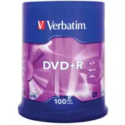 Verbatim DataLifePlus DVD+R AZO 4.7GB 16X MATT SILVER SURFAC - Spindle 100pcs.