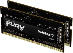 Оперативная память Kingston Fury Impact 16Gb DDR4-3200MHz SODIMM Kit (KF432S20IBK2/16)