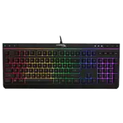 Клавиатура HYPERX Alloy Core RGB, Membrane keys [4P4F5AA#ABA]