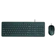 Tastatura & Mouse HP 150, Cu fir, Negru