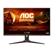 23.8" Monitor gaming AOC 24G2SPU/BK / 1ms / 165MHz / Black