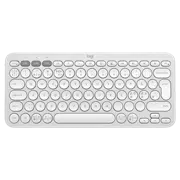 Tastatură Logitech Pebble Keys 2 K380S, Tonal White