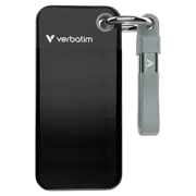 Внешний портативный SSD накопитель Verbatim Pocket, 256 ГБ, Черный/Серый