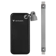 Внешний портативный SSD накопитель Verbatim Pocket, 512 ГБ, Черный/Серый