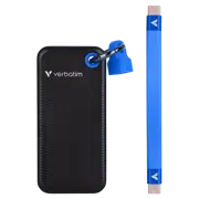 Внешний портативный SSD накопитель Verbatim Pocket, 512 ГБ, Черный/Синий