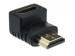 Adapter HDMI-HDMI - Gembird A-HDMI90-FML, Adapter HDMI female 90° to HDMI male, gold plated contacts