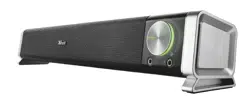 Trust Asto Soundbar for PC & TV, 12W, Black