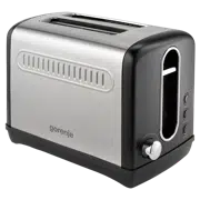 Toaster Gorenje T1100CLBK, Black/Inox