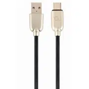 Кабель для зарядки и синхронизации Cablexpert CC-USB2R-AMCM-2M, USB Type-A/Type-C, 2м, Чёрный