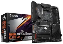 Материнская плата Gigabyte B550 AORUS ELITE V2, AM4, AMD B550, ATX