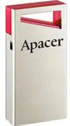 Флеш-накопитель Apacer AH112 32Gb Silver-Red (AP32GAH112R-1)