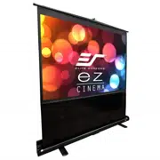 Portable Floor Screen 170x195cm Reflecta 40764, 80" Ratio 4:3, Black Border 163x122cm