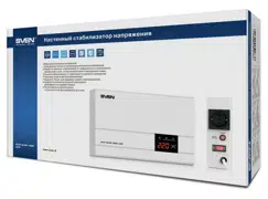 Стабилизатор напряжения SVEN SLIM AVR-500 LCD, 500VA