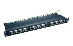 24 ports FTP Cat.6 patch panel, LY-PP6-14, 19" Krone IDC