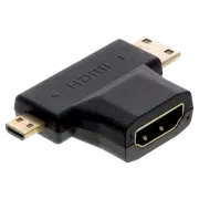 Адаптер APC Electronic APC-101310, HDMI to mini HDMI, Черный