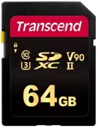 Карта памяти Transcend MicroSDXC 64Gb Class 10 UHS-II U3 (TS64GSDC700S)