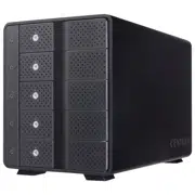 5-Bay SINGLE System External Enclosure Century "CRCM535U31CIS", USB3.1 Gen2 to 5xSATA 3.5"