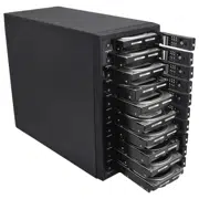 10-Bay SINGLE System External Enclosure Century "CRST1035U3IS6G", USB3.0 to 10x SATA 3.5"