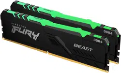 Оперативная память Kingston Fury Beast 16Gb DDR4-3733MHz Kit (KF437C19BBAK2/16)